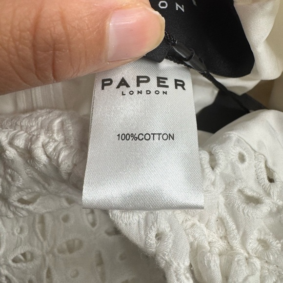 PAPER LONDON Gaga Frill Cotton Dress NWT - Picture 8 of 12